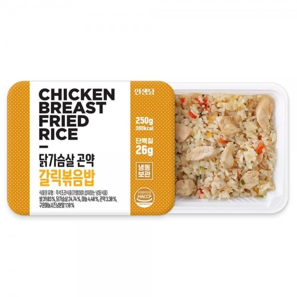 뮤직브로샵,인생닭 닭가슴살 새우 곤약 볶음밥 250g 5팩