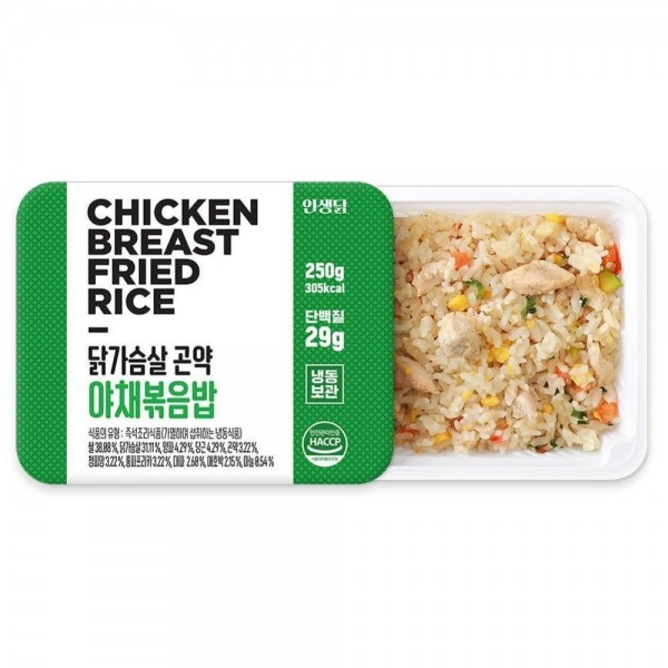 뮤직브로샵,인생닭 닭가슴살 새우 곤약 볶음밥 250g 5팩