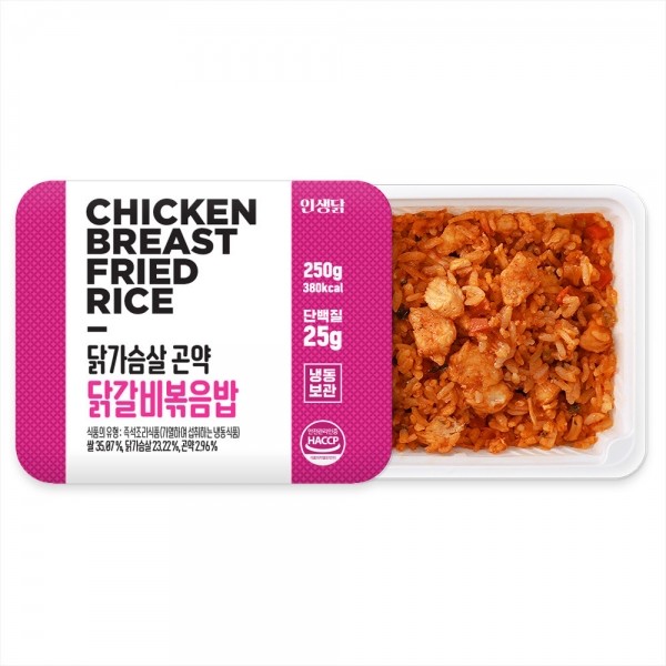 뮤직브로샵,인생닭 닭가슴살 새우 곤약 볶음밥 250g 5팩