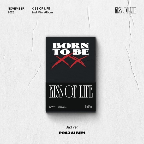 뮤직브로샵,KISS OF LIFE - 미니 2집 [Born to be XX (Bad Ver.)] (POCA)