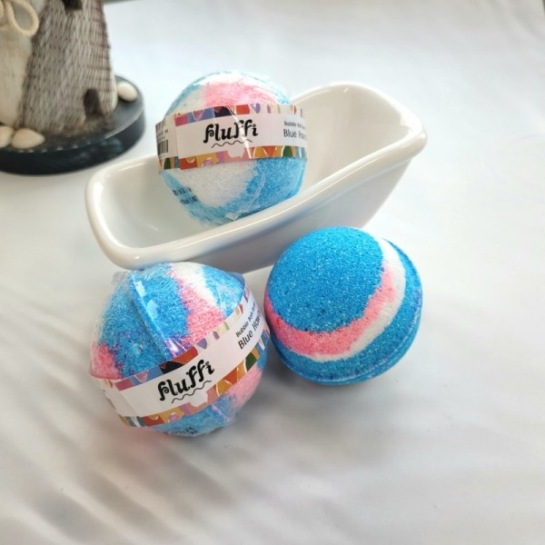 뮤직브로샵,[플러피] 버블바스붐 블루하와이 fluffi bubble bathbomb blue Hawai