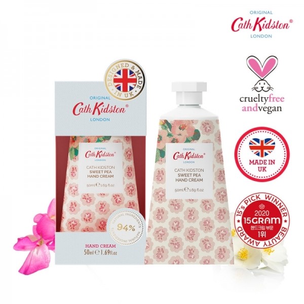 뮤직브로샵,캐스키드슨 핸드크림 스위트피 퍼퓸드 50ml