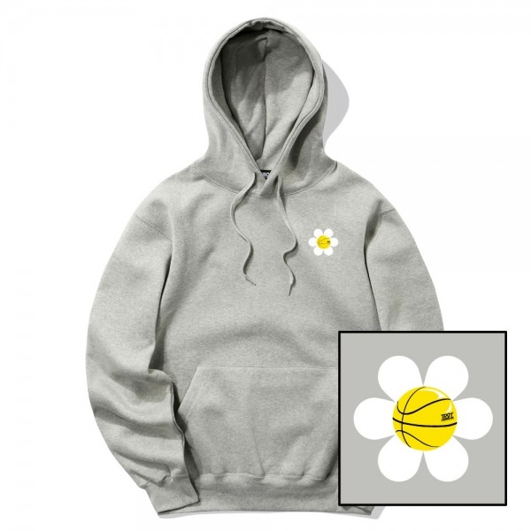 뮤직브로샵,SMALL DAISY LOGO 후드티 - 8컬러