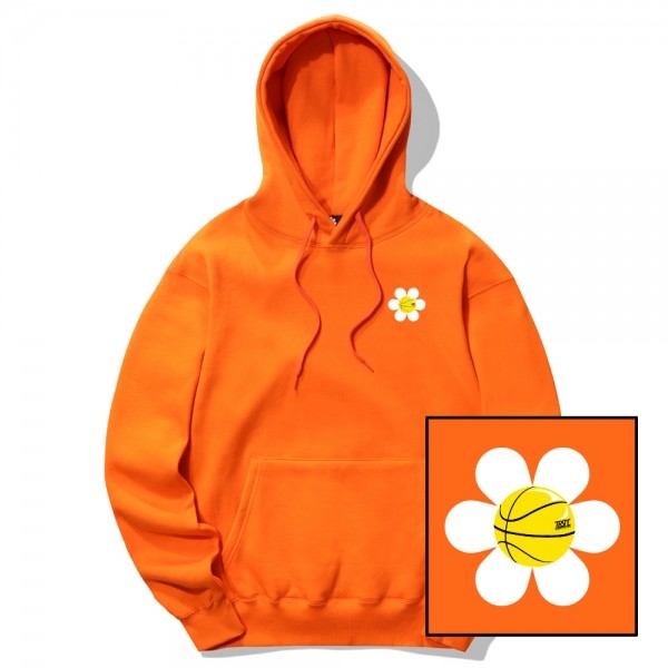 뮤직브로샵,SMALL DAISY LOGO 후드티 - 8컬러