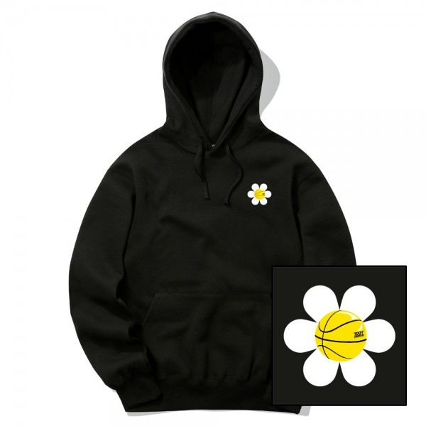 뮤직브로샵,SMALL DAISY LOGO 후드티 - 8컬러