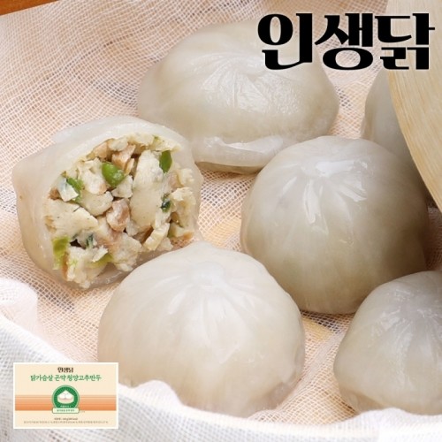 인생닭 닭가슴살 곤약 청양고추만두 한끼 168g 5팩