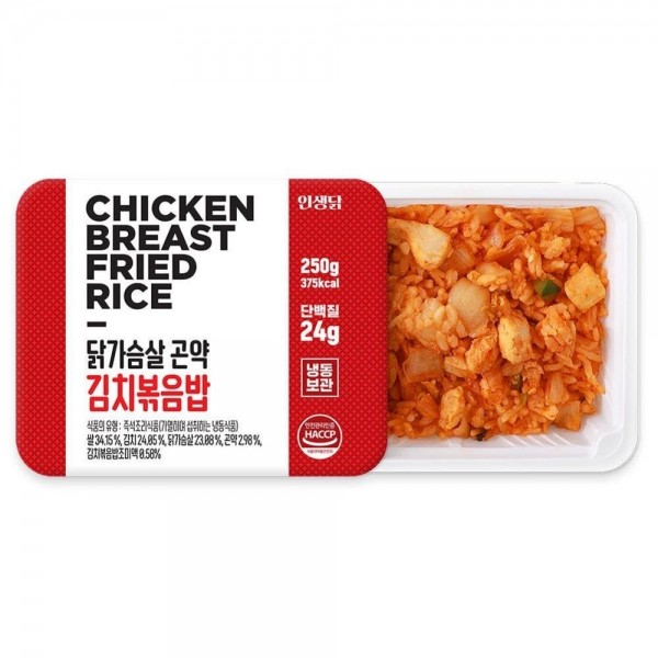 뮤직브로샵,인생닭 닭가슴살 새우 곤약 볶음밥 250g 5팩