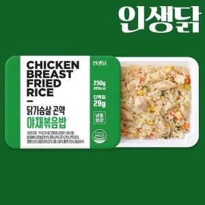 인생닭 닭가슴살 야채 곤약 볶음밥 250g 5팩