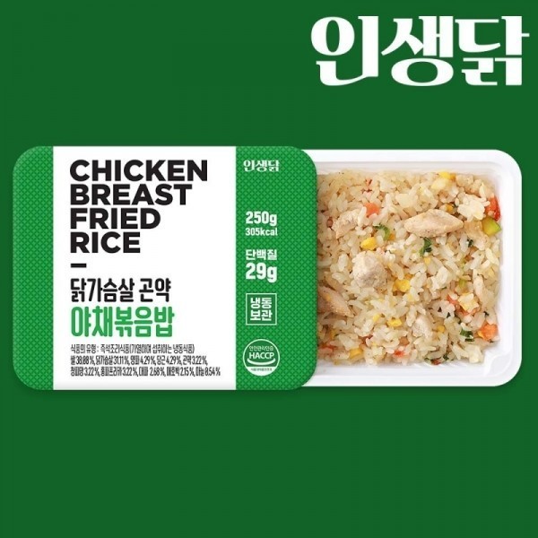 뮤직브로샵,인생닭 닭가슴살 야채 곤약 볶음밥 250g 5팩