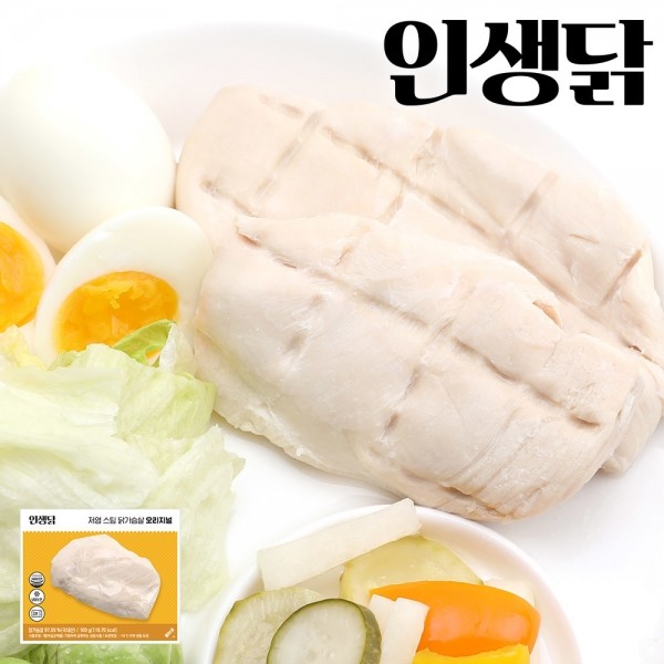 뮤직브로샵,인생닭 저염 스팀 닭가슴살 오리지널 100g 10팩