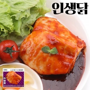 인생닭 소스담은 통 닭가슴살 불닭볶음맛 130g 10팩