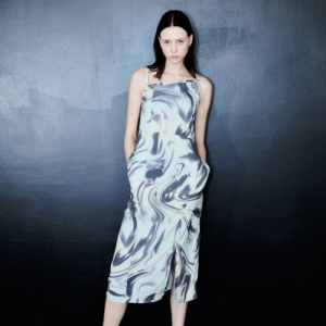 Fog Print Slip Dress