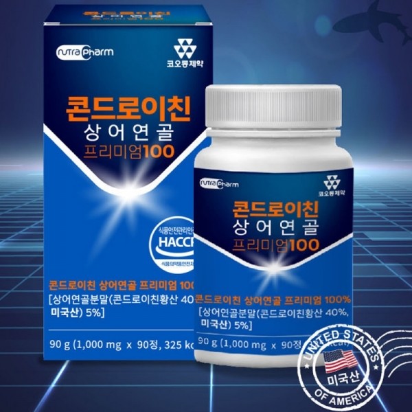 뮤직브로샵,코오롱제약 콘드로이친 상어연골 1,000mg x 90정