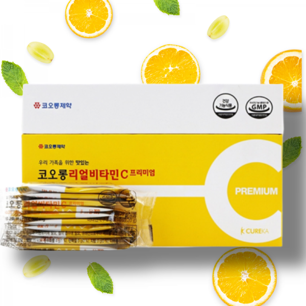 뮤직브로샵,코오롱 리얼비타민C 프리미엄 2g x180포 (3개월)