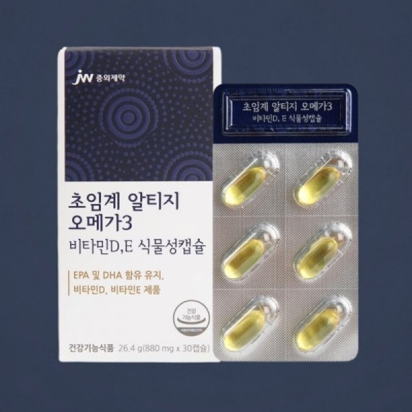 뮤직브로샵,초임계알티지 오메가3 (식물성캡슐) 중외제약 880mg x 30c