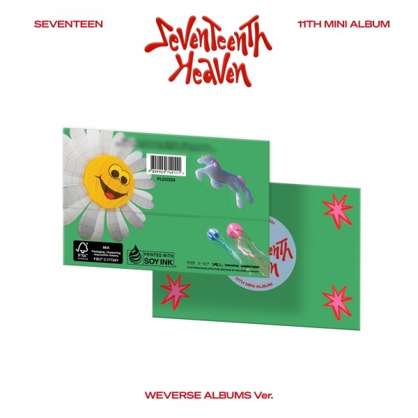 뮤직브로샵,세븐틴 - 미니앨범 11집 [SEVENTEENTH HEAVEN] Weverse Albums ver.